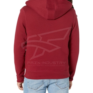 Custom Logo High Quality <b>Plain</b> Pullover Sweatshirts <b>Hoodies</b> for Men cotton blended Fleece Men's Long Sleeved Printed <b>hoodies</b> - Product Image 3