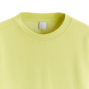 Sudadera personalizada de gran tamaño con hombros caídos para hombre, jersey de lana con cuello redondo bordado, sudadera de algodón con capucha - Product Image 5