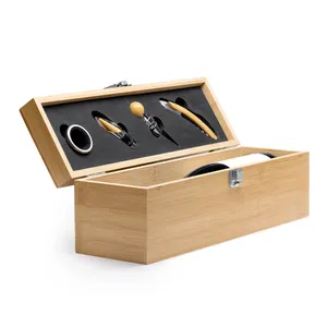 Set da Vino in Bambù Personalizzato Tuala, Accessori Premium per Bar - Product Image 5