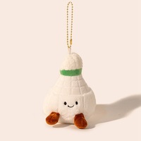 Chaud populaire mignon balle en peluche poupée pendentif doux matériau principal avec remplissage en coton PP pour les amateurs de sport