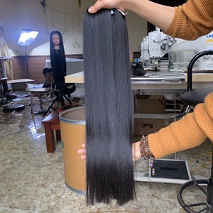 Extensiones de cabello humano liso recto de hueso vietnamita de trama única de cabello Remy de alta calidad - Product Image 3
