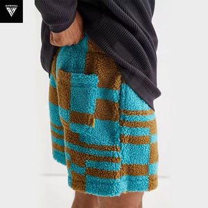 OEM nuevo estilo Hip Hop al aire libre hombres pantalones cortos de alta ropa al aire libre de corte suelto Casual polar Sherpa Streetwear 100% pantalones cortos de algodón para hombres - Product Image 6