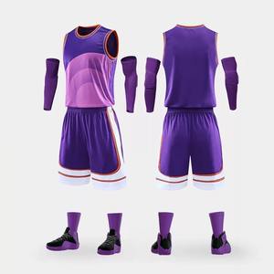 Venta al por mayor nuevo equipo en blanco Laker camisetas de baloncesto diseño personalizado su propio uniforme de baloncesto conjuntos de disfraces hechos - Product Image 3