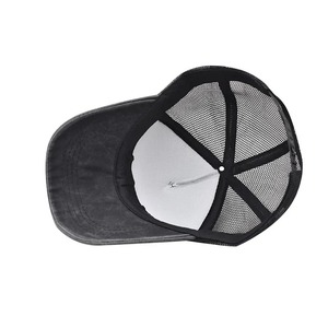 ขายดีหมวกเบสบอลโพลีเอสเตอร์100% สำหรับทุกเพศหมวกผ้าฝ้ายฟอกสีเข้มสไตล์ลำลองสำหรับผู้ชายและผู้หญิง - Product Image 5