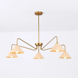 โคมไฟระย้าทองเหลือง1950s สไตล์ stilnovo โคมไฟระย้าสปัตตนิกแขวนเพดานสไตล์วินเทจทันสมัย - Product Image 4