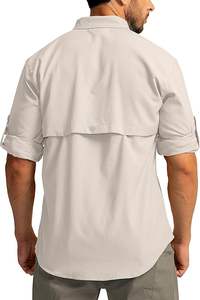 Maillot de pêche à manches longues personnalisé pour hommes séchage rapide respirant protection UV t-shirts - Product Image 3