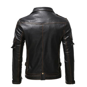 Chaquetas de Cuero Genuino para Hombre, Modelo Superior, las Más Populares, de Calidad, Personalizadas, Transpirables - Product Image 2