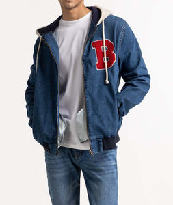 Chaqueta Vaquera de Mezclilla para Hombre, Personalizada, de Alta Calidad, Estilo Vintage, Otoñal, con Botones, Bolsillos, Color Negro Sólido, Cuello Camisero - Product Image 1