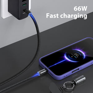 Cordon de chargement multifonctionnel pour téléphone portable, design original, 1,5 m, tressé, durable, anti-chute, câble de données Type C - Product Image 5