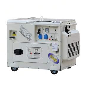 Generador Diésel Silencioso de 5kw, 12kva, 10kw, 8kw, 6kw, 50/60hz, 1/3 Diésel, 10Kva, para Plantas de Energía Eléctrica de Reserva, Venta Directa de Fábrica - Product Image 6