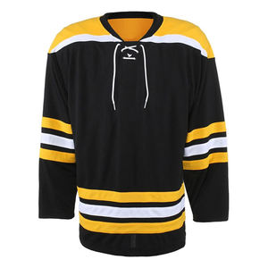 Maillot de hockey sur glace personnalisé de haute qualité, impression par sublimation, tissu respirant, vêtements d'équipe pour les clubs, vente en gros - Product Image 3