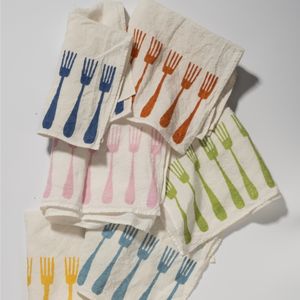 Toallas de Cocina de Algodón 100% de Primera Calidad, Diseño Floral Moderno, Multicolores, de la India - Product Image 4