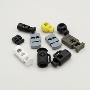 ตัวล็อคเชือกพลาสติก PP แบบทาสี ตัวรัดเชือกแบบปรับได้ ขนาดปรับแต่งได้ สำหรับใช้กับเสื้อผ้า ยี่ห้อ HXZY สำหรับงานเย็บปักถักร้อย - Product Image 2