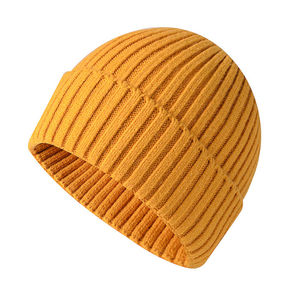 Gorros de Punto Unisex de Color Sólido al por Mayor, Gorros Cálidos e Informales de Invierno para Hombre con Bordado, Gorros Adecuados para Negocios - Product Image 3