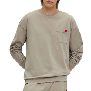2025 personnalisé hommes à manches longues coton polaire sweat marque privée broderie hiver tenue décontracté en taille XS - Product Image 1