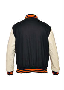 Veste bomber varsity épaisse doublée brodée de baseball, vestes bomber pilote, vestes varsity pour hommes - Product Image 3
