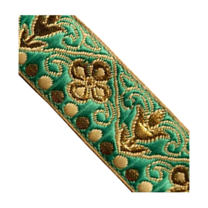 Cinta de Encaje Jacquard con Diseño de Flores Variadas KVR, Accesorios de Costura, Cinta para Prendas - Product Image 2