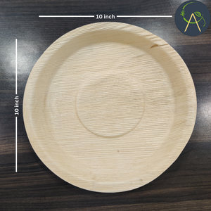 Areca แผ่นใบปาล์มทรงกลมแบบใช้แล้วทิ้งแบบลึกชุดรับประทานอาหารที่เป็นมิตรต่อสิ่งแวดล้อมและย่อยสลายได้ทางชีวภาพ - Product Image 3