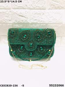 Elegant Bridal <b>Clutch</b> Exquisite Handcrafted Ethnic Evening <b>Bag</b>, a Perfect Accessory for Brides Seeking Style and Cultural Charm - Product Image 5