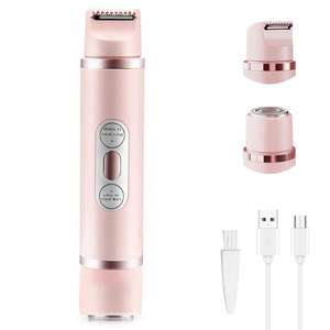 เครื่องโกนขนไฟฟ้าไร้สายสำหรับผู้หญิง IPX7 กันน้ำ ใช้ได้ทั้งแบบเปียกและแห้ง กำจัดขนได้อย่างมีประสิทธิภาพบนใบหน้า ริมฝีปาก คาง รักแร้ ขา - Product Image 4