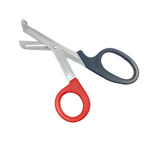 Emt กรรไกรอเนกประสงค์, 7.25แดงดำ "เครื่องมือแพทย์แพทย์ปฐมพยาบาลเครื่องมือสากล - Product Image 1