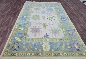 Juego de alfombras de lana anudadas a mano persa de alta calidad, alfombra antigua para sala de estar, pila cortada, decoración del hogar, algodón antideslizante - Product Image 2