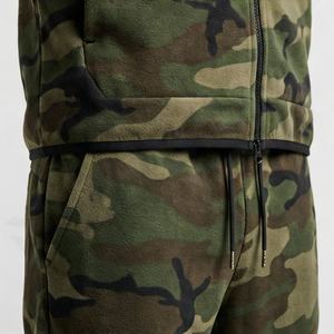 Ensemble de survêtement deux pièces pour homme, sweat à capuche et pantalon de jogging en molleton technique décontracté, idéal pour la gym, le fitness, l'entraînement, confortable pour l'hiver, 100% - Product Image 5