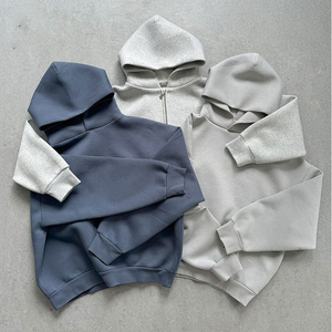 เสื้อฮู้ดผู้ชายโอเวอร์ไซส์พร้อมโลโก้สำหรับฤดูหนาวผ้าฝ้าย100% เทอร์รี่ปรับแต่งได้คุณภาพสูงปริมาณสั่งซื้อจำนวนมาก - Product Image 1