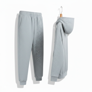 Conjuntos Deportivos con Capucha y Logotipo Personalizado para Hombre y Mujer, Chándales Vintage de Dos Piezas, Conjunto Deportivo para Otoño/Invierno - Product Image 4