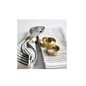 Rond de serviette en laiton de très bonne qualité pour les fêtes Table à manger Article décoratif Produit fait à la main pour les meilleures ventes Rond de serviette en laiton - Product Image 4