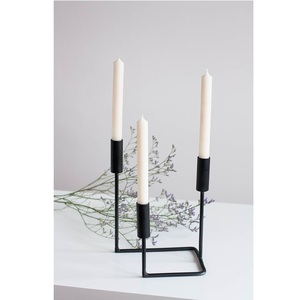 Portavelas de Metal y hierro de la mejor oferta para boda, Navidad, decoración de Mesa para el hogar, candelabros, soporte - Product Image 1