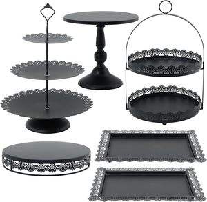 Luxury Metal <b>Cake</b> <b>Stand</b> Eco-Friendly for Weddings and Festive Events Premium Dessert Presentation - Product Image 5
