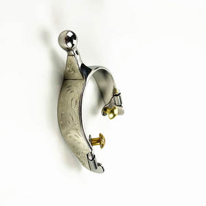 Éperons de cheval, éperons de cowboy, éperons de botte de cheval, décoration, éperons de cavalier, éperons en alliage de zinc, accessoire d'équitation - Product Image 1