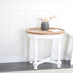 OEM Customized Modern Style <b>Round</b> Shaped Wooden <b>Side</b> <b>Table</b> Wholesale Decorative Wooden <b>Table</b> Assortment for Home Use in India - Product Image 6