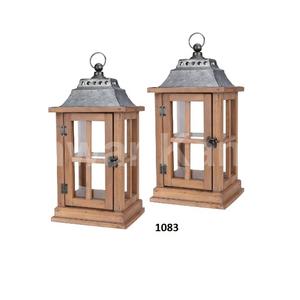 Lanterne chauffe-plat en fer faite à la main avec base hexagonale marocaine de forme carrée finition en métal antique pour les décorations de Noël de mariages - Product Image 4