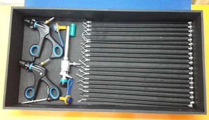 Juego de 24 Instrumentos de Laparoscopia Reutilizables de Acero Inoxidable con Caja para Procedimientos de Cirugía Abdominal - Product Image 3