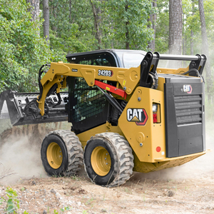 Chargeuse compacte sur pneus CAT 420F d'occasion, transmission intégrale 4x4, moteur Caterpillar, capacité de charge nominale de 45 tonnes, moteur et roulement, prix d'usine le plus vendu - Product Image 4