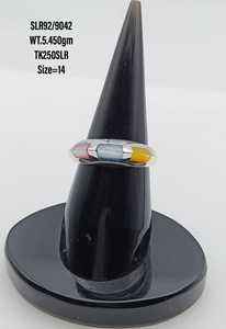 Vente Iroc bijoux serpillière en argent sterling 925, bagues en pierre précieuse, incrustation de perles, bagues en forme d'éléphant - Product Image 5