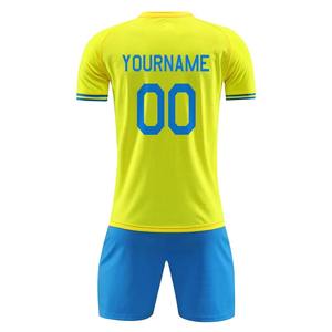 Maillots de football personnalisés pour enfants 2025, ensembles complets, imprimés par transfert thermique, 100% polyester respirant, anti-UV - Product Image 3