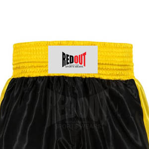 Pantalones cortos de boxeo para hombre de nuevo estilo Pantalones cortos de boxeo de color sólido para la venta Pantalones cortos de boxeo hechos en Pakistán - Product Image 5