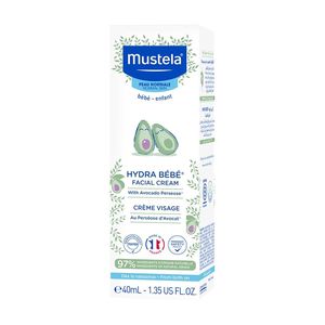 Crème hydratante pour le visage sans parfum Hydra Bb, sûre et hypoallergénique pour les peaux normales, les nouveau-nés et les tout-petits, 40 ml - Product Image 1