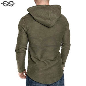 Sudaderas con capucha atléticas de moda para hombre, sudadera deportiva, jersey de lana de Color sólido, ropa deportiva básica versátil con estilo cómodo - Product Image 5