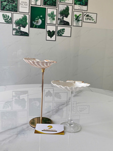 100% copas de vino de concha marina hechas a mano naturales, hechas en Vietnam, elegantes copas de vino de concha marina para decoraciones de bodas náuticas - Product Image 4