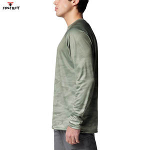 Sublimación por encargo Pesca Caza Camisa Transpirable Secado rápido Precio al por mayor Hombres Pesca Camisa - Product Image 4