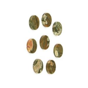 อัญมณีควอตซ์สีเขียวธรรมชาติ Ravab Gems ยอดขายดีที่สุด งานแฮนด์เมด ผิวเรียบ แบน ขนาดสั่งทำได้ ขัดเงาอย่างดี ขายส่งเครื่องประดับ - Product Image 5