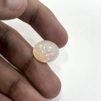 Cabochon en pierre taillée de forme ovale d'opale éthiopienne naturelle pour la fabrication de bijoux 8ct