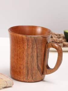 Taza de Madera Hecha a Mano Más Vendida, Taza de Madera Natural Portátil para Café, Té y Leche, Disponible para la Venta desde India - Product Image 4
