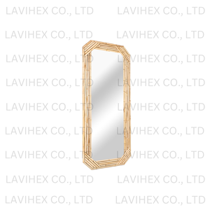 Hot Sale Natural Rattan <b>Wall</b> <b>Mirror</b> Bohemian Decorative <b>Hanging</b> for Living Space Made in Vietnam for Winter - Product Image 4