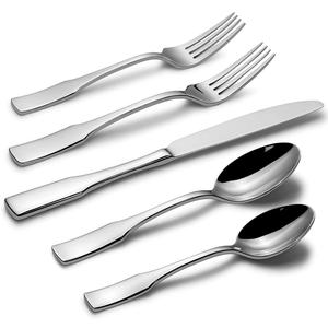 Exquisite Designer Stainless Steel Silverware Set Black Mirrored Finish for Weddings and Dinner Table for Hotels Restaurants - Product Image 2