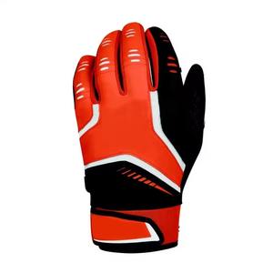 Guantes de béisbol profesionales de alta resistencia, suministro directo, logotipo personalizado, guantes de bateo de cuero transpirable para deportes y entrenamiento - Product Image 2